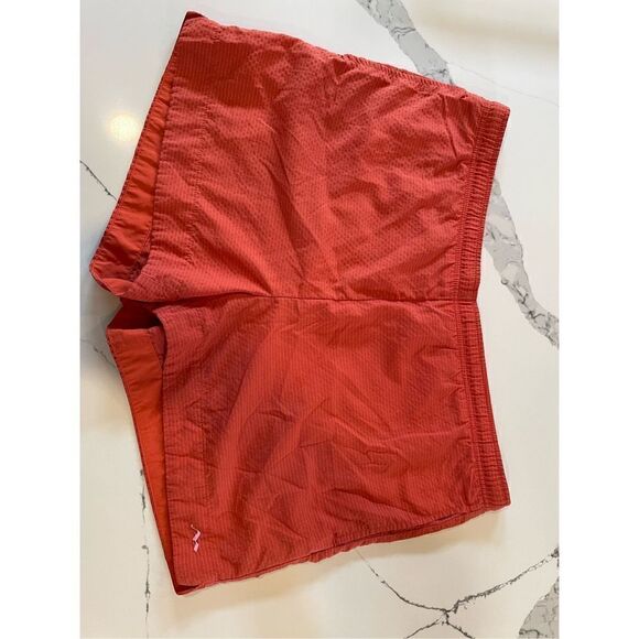 LL Bean Outdoors Mens Shorts Nylon Orange Red Sz M - Picture 1 of 9